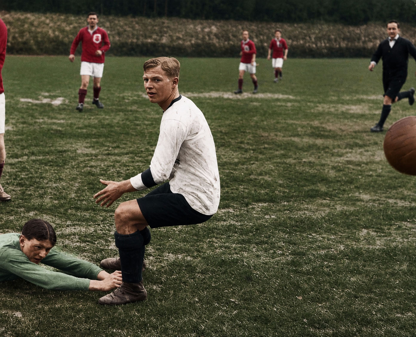 Leopold Grundwald in der Saison 1912/13.